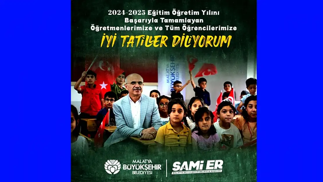 Başkan Er'den Karne Heyecanı Yaşayan Öğrencilere Tebrik Mesajı
