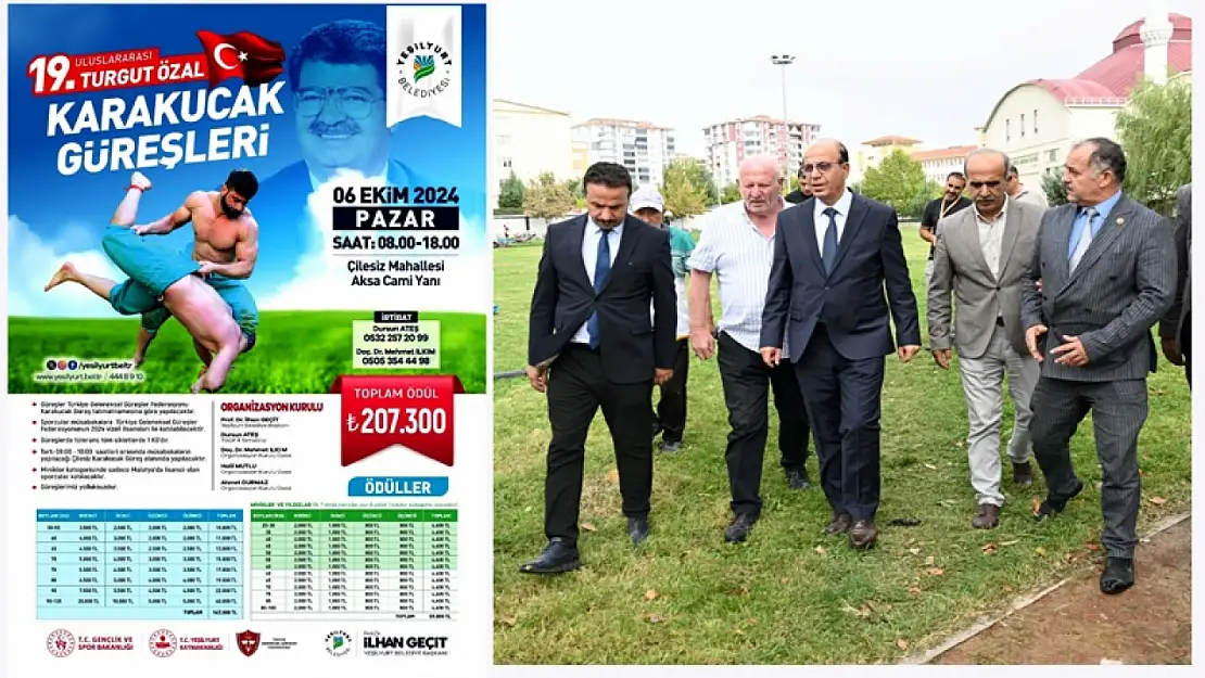 Başkan Geçit' Ata Sporumuzu Yeşilyurt'ta Yaşatıyoruz'