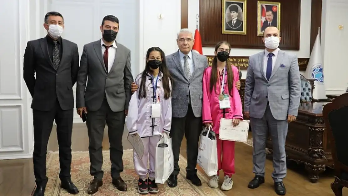 Başkan Güder, Başarılı Sporcuları Ağırladı