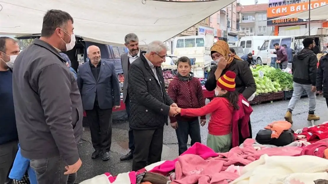 Başkan Güder'den Pazarcı Esnaflarına Ziyaret