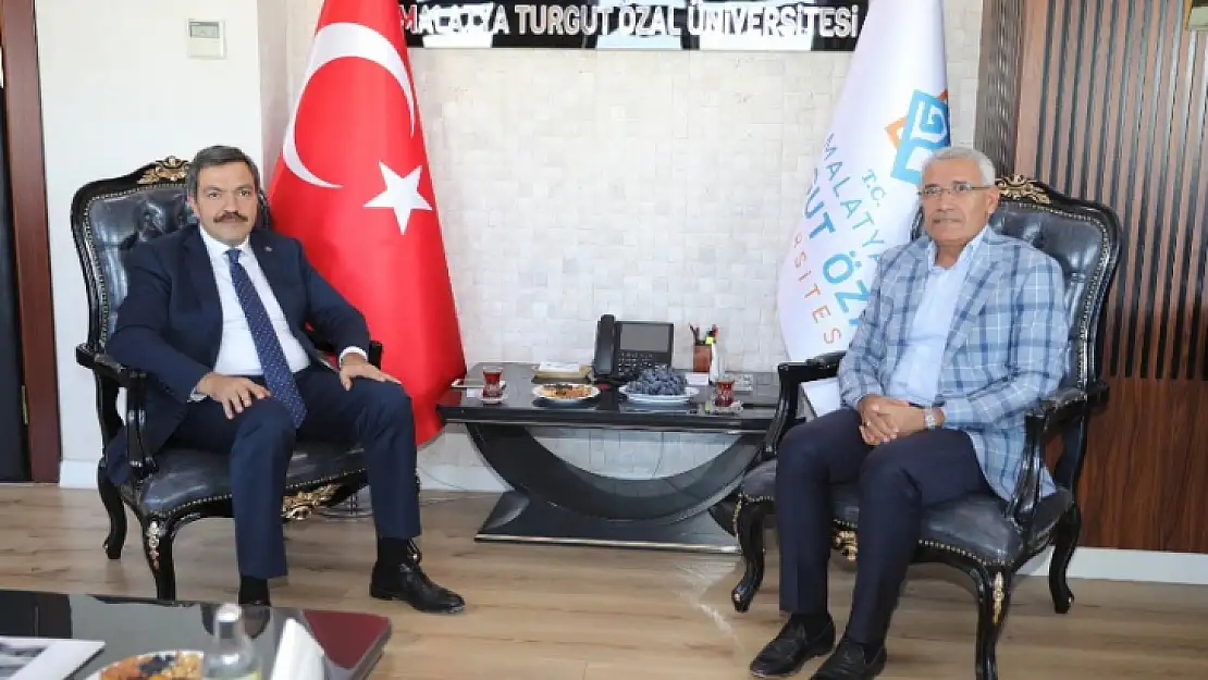 Başkan Güder'den Rektör Bentli'ye Hayırlı Olsun Ziyareti