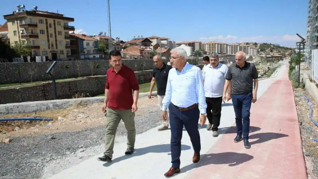 Başkan Güder' Derme Deresi Rekreasyon' alanı Malatya'nın Prestijli Projesi