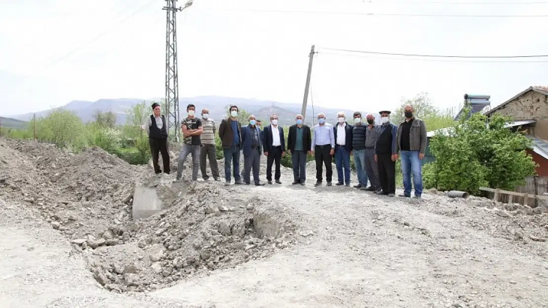 Başkan Güder, Orduzu'daki Alt Yapı Çalışmalarını İnceledi