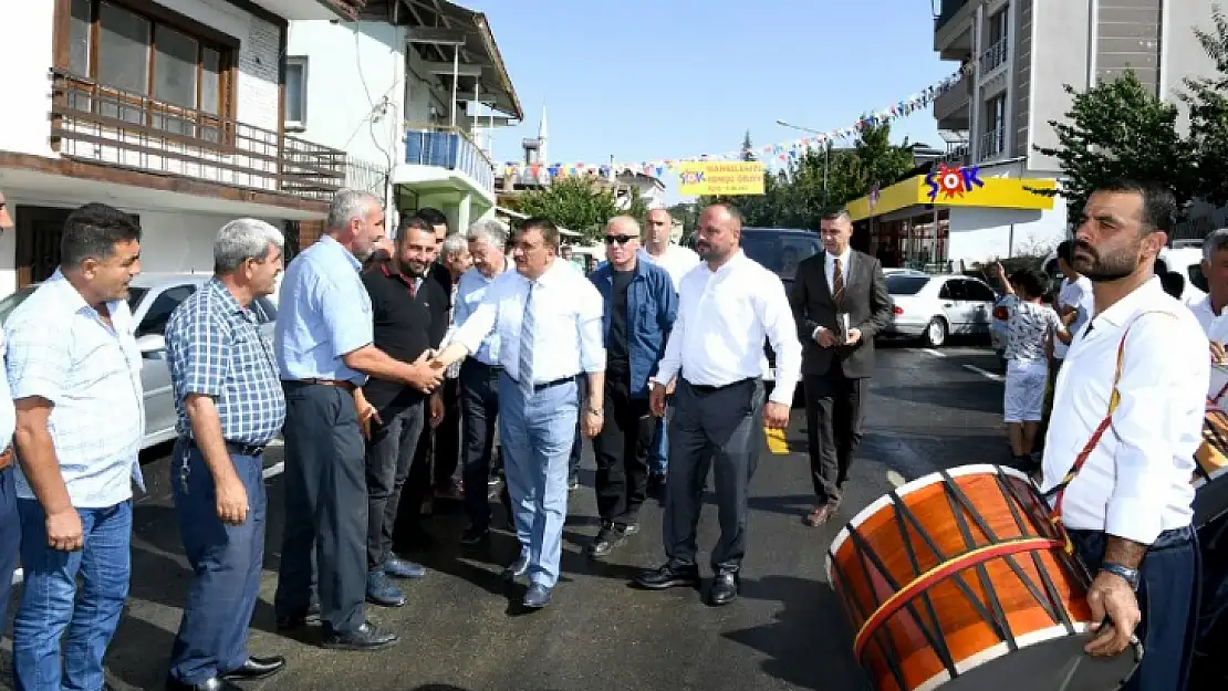Başkan Gürkan'a Mahallelilerden Davullu Zurnalı Karşılama