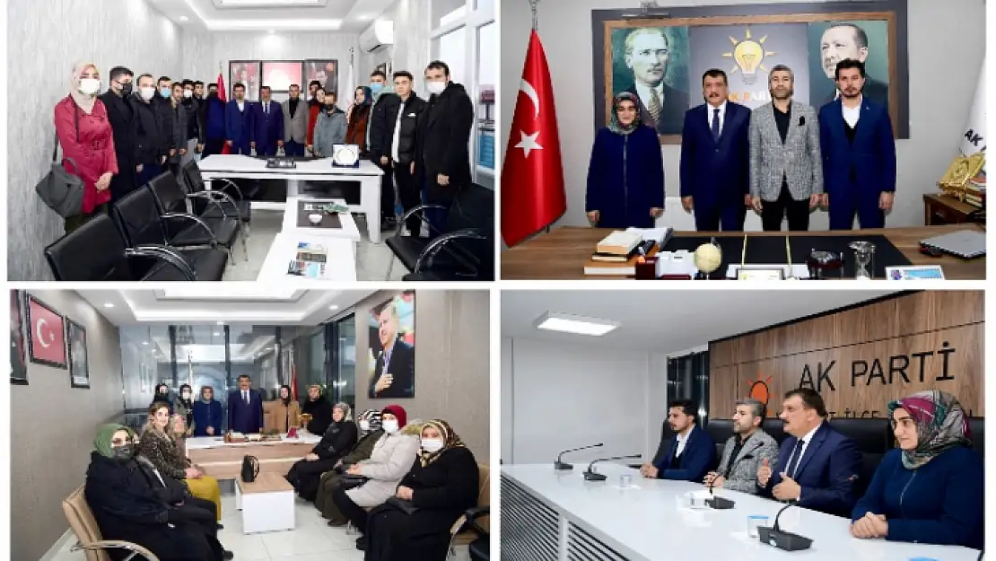 Başkan Gürkan'dan AK Parti Yeşilyurt İlçe Başkanlığına Ziyaret