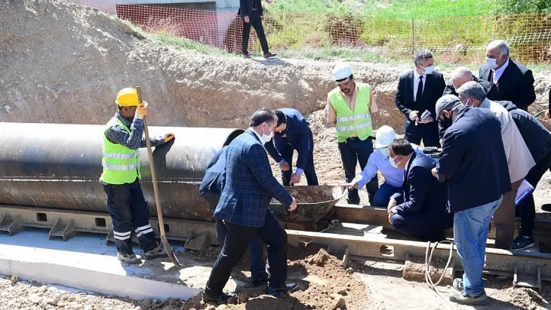Başkan Gürkan'dan Batı Kollektörü Sivasyolu Tepeköy Yatay Sondaj Çalışmalarında İnceleme