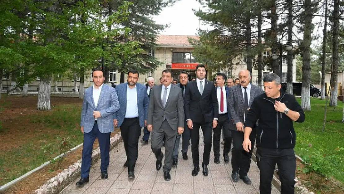 Başkan Gürkan'dan Doğanşehir Kaymakamlığına Ziyaret