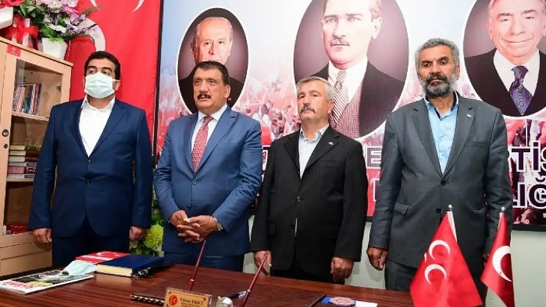 Başkan Gürkan'dan Hekimhan AK Parti ve MHP İlçe Başkanlığına Ziyaret