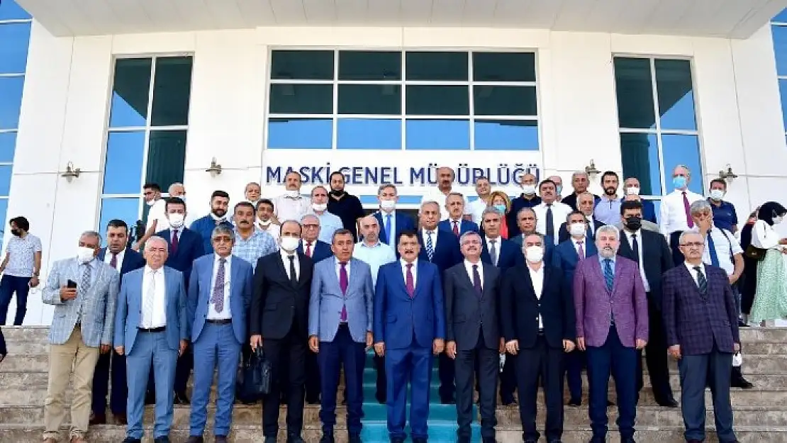 Başkan Gürkan'dan MASKİ'ye Ziyaret