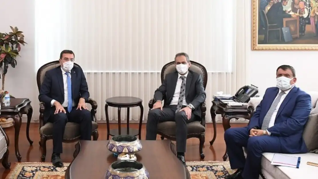 Başkan Gürkan'dan Milli Eğitim Bakanı Özer'e Hayırlı Olsun Ziyareti