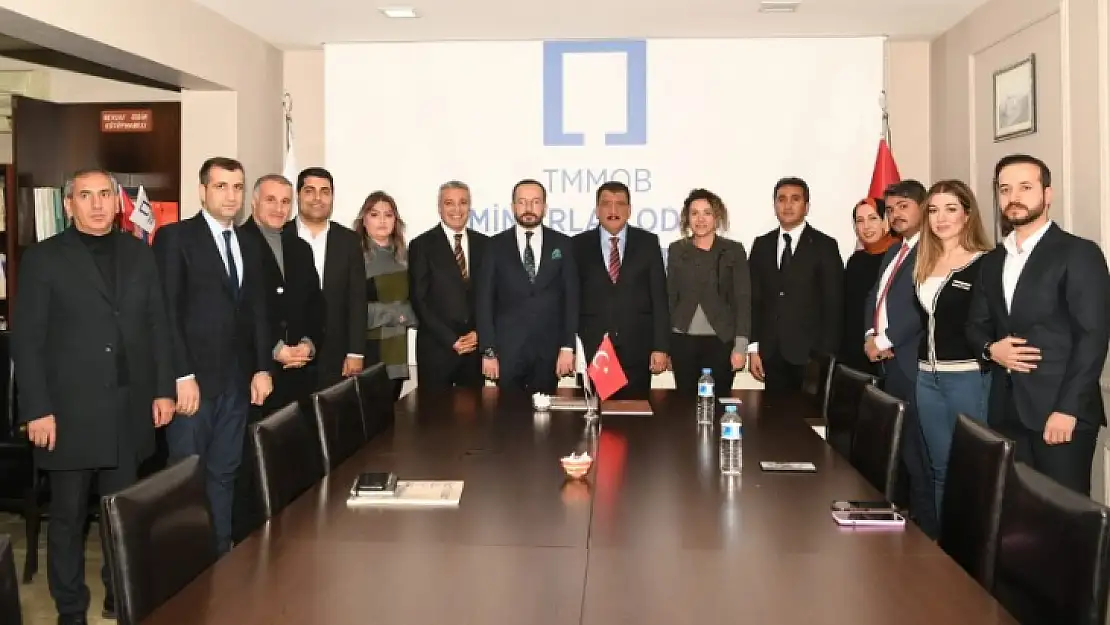 Başkan Gürkan'dan Mimarlar Odasına Ziyaret