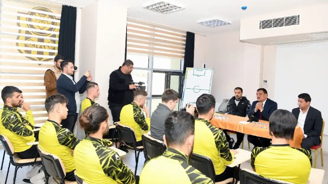 Başkan Gürkan'dan Yenimalatyaspor Kulübüne Moral Ziyareti