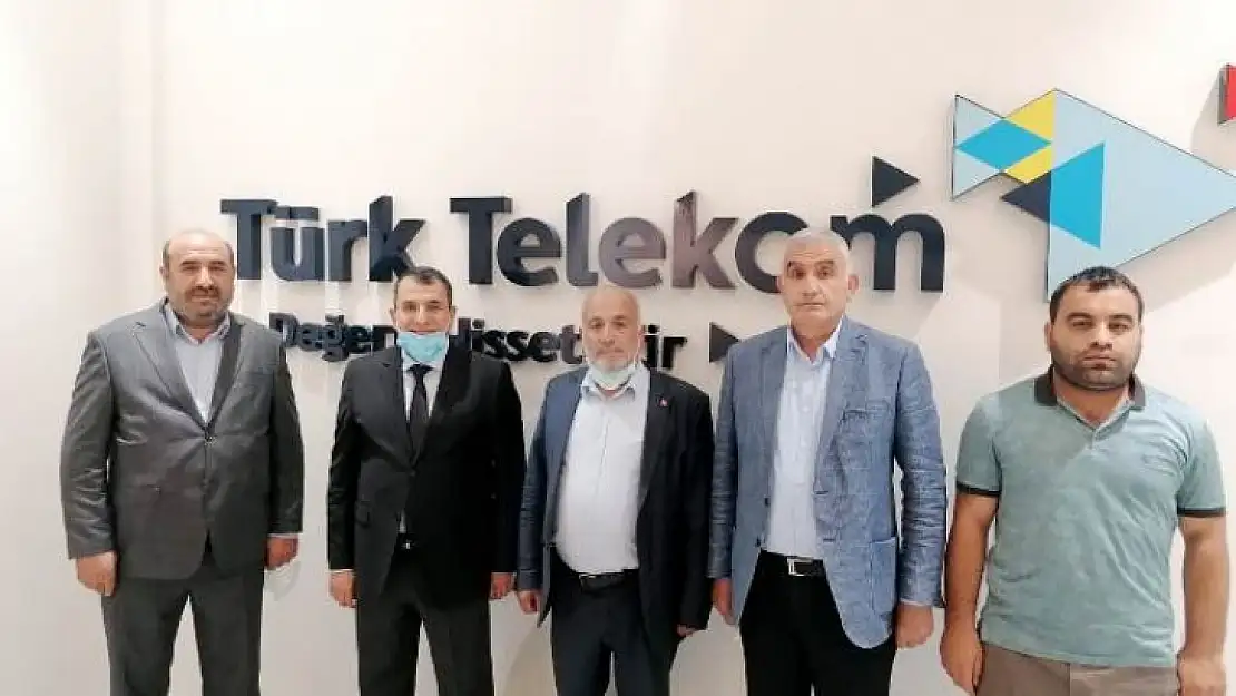 Başkan Kahveci'den Türk Telekom İl Müdürü Ahmet Alevcan'a Hayırlı Olsun Ziyareti