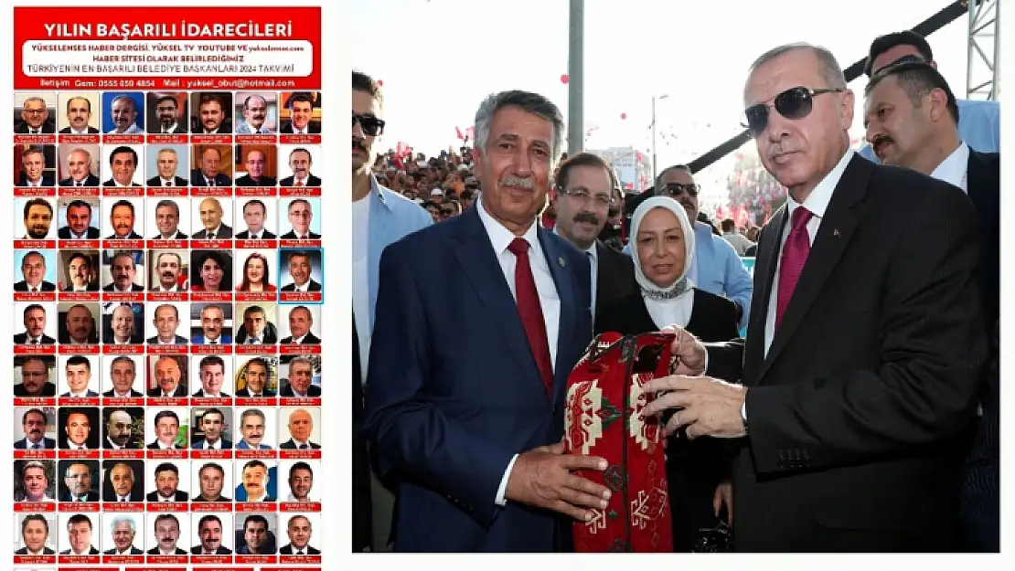 Başkan Öztürk'e Yılın Başarılı İdarecileri Ödülü