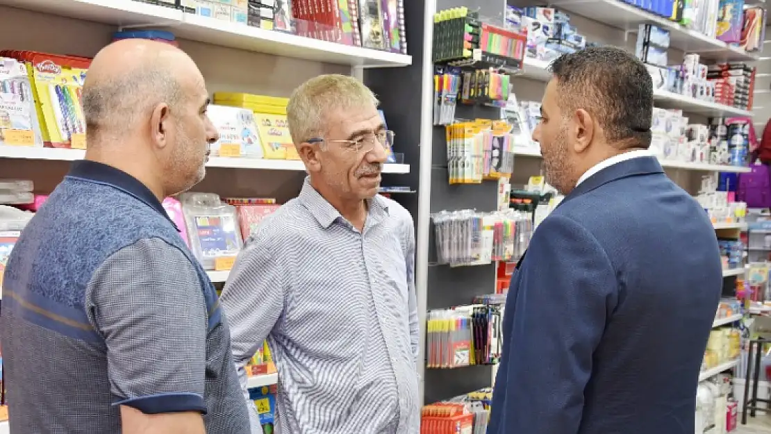 Başkan Sadıkoğlu'ndan Esnaf Ziyareti