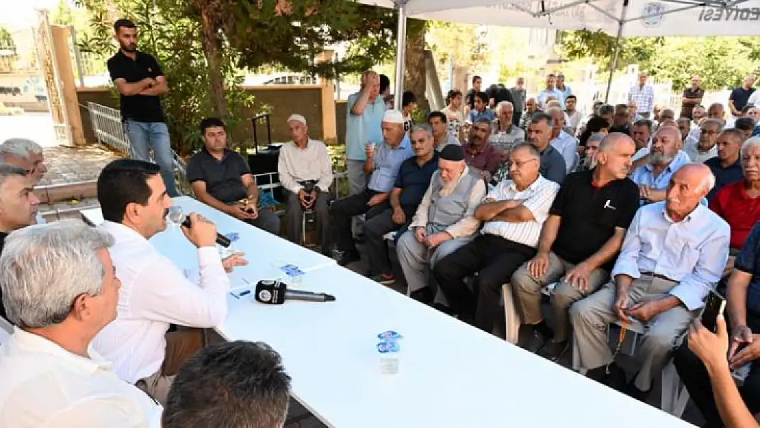 Başkan Taşkın Başharık Mahallesi'nde Vatandaşlarla Buluştu