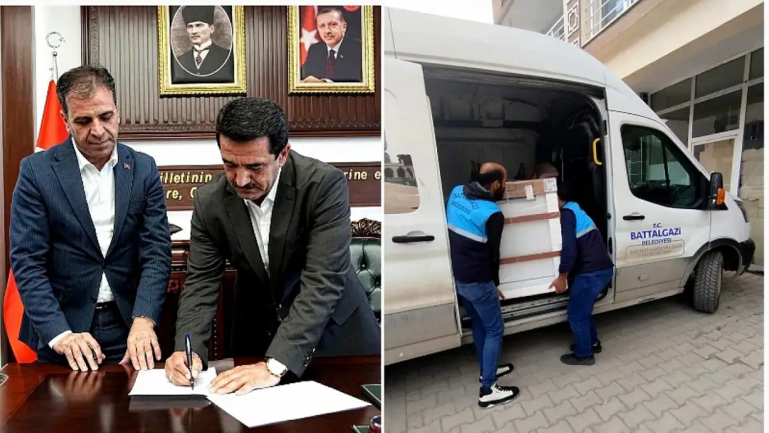 Başkan Taşkın' Çiftlerimizin Eşya Yükünü Alıyoruz'