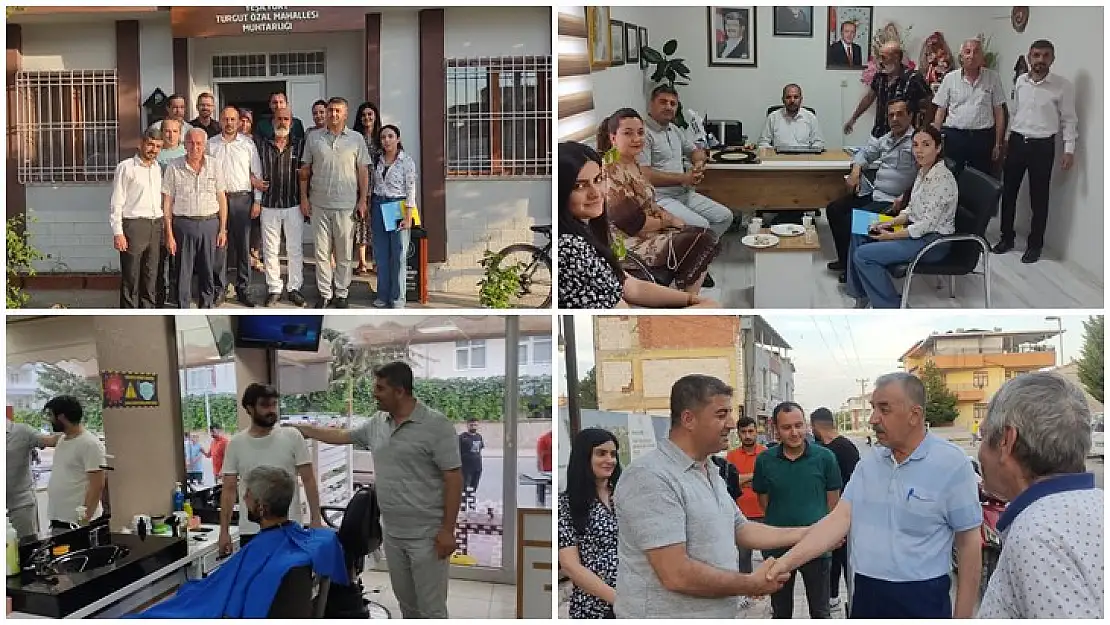 Başkan Yıldız Mahalle Muhtarı Cebrail Yılmaz'ı ziyaret etti.