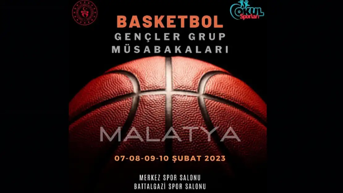 Basketbol Gençler Grup Müsabakası Malatya'da