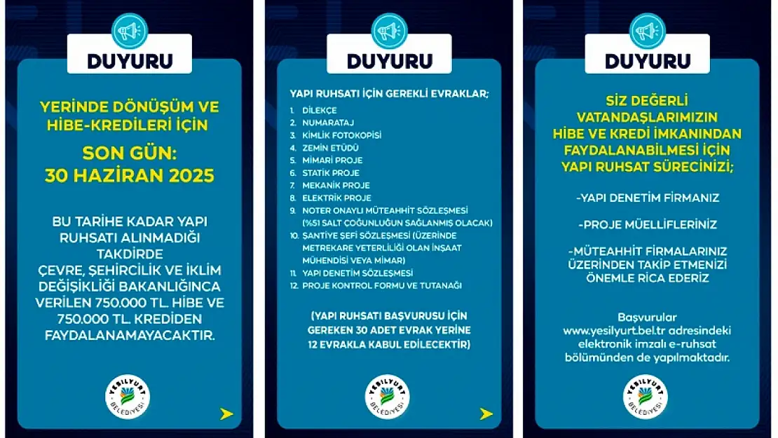 Başvuru Yapmayanlar Yararlanamayacak!