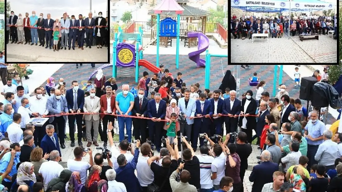 Battalgazi Belediyesi'nin Revize Ettiği 32 Park Hizmete Sunuldu
