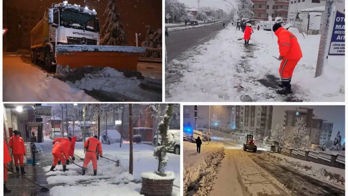 Battalgazi Belediyesinden Kar Mesaisi Takdir Alıyor