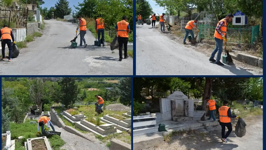 Battalgazi Belediyesinden Mezarlıklarda Bakım ve Temizlik