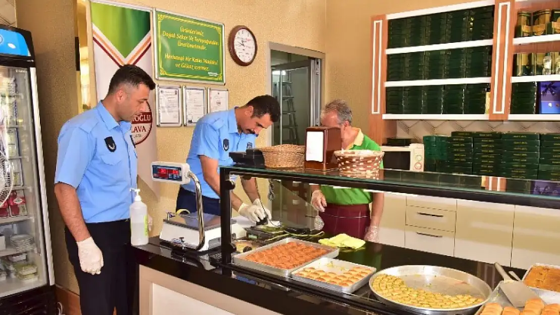 Battalgazi'de Bayram Öncesi Tatlıcılara Denetim