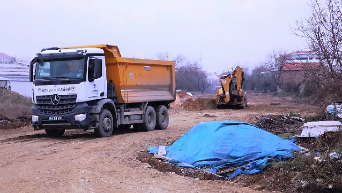 Battalgazi'de Yeni İmar Yolu Açma Çalışmaları