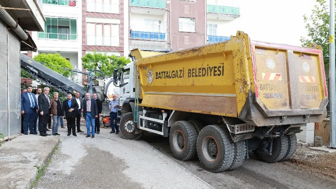 Battalgazi'deki 11 Sokağa 3.5 Milyonluk Yatırım