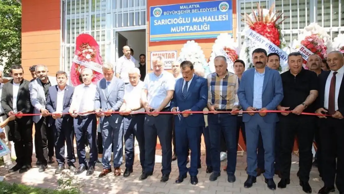 Battalgazi'deki Muhtar Evi Hizmete Girdi