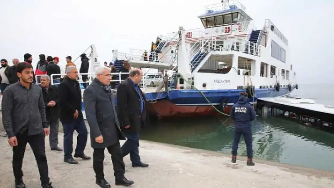 Battalgazi Feribot İskelesinde Korkunç Kaza