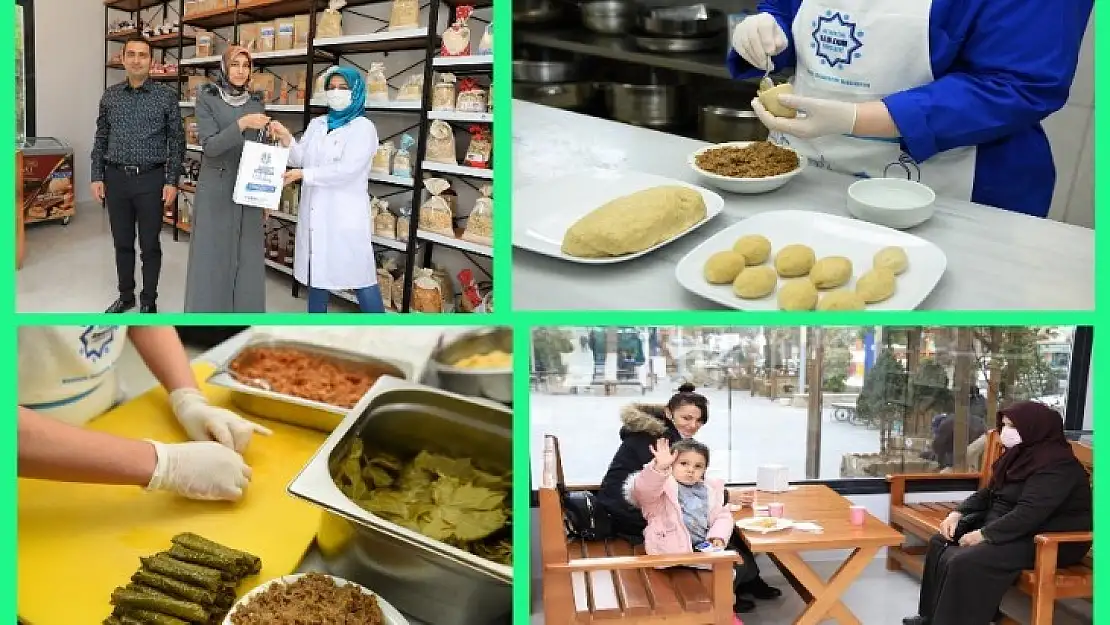 Battalgazi'nin Kalbi Kadın Kooperatifi Kafe Market Büyük İlgi Görüyor