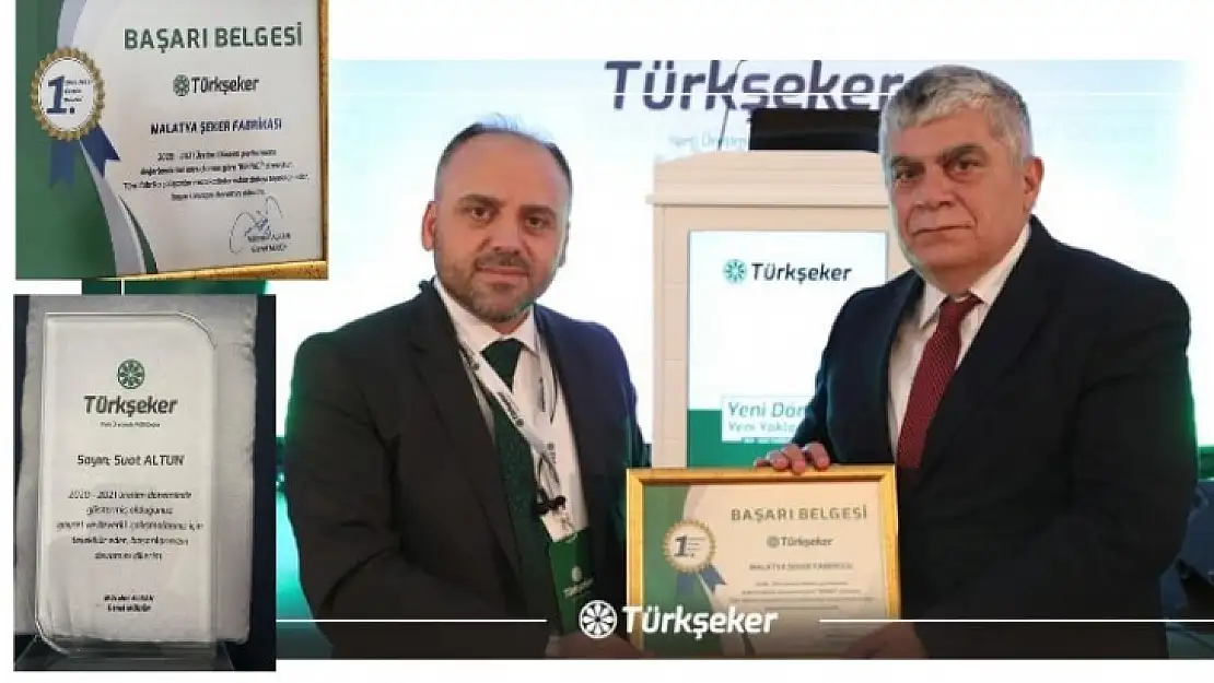 Birincilik Ödülü Malatya Şeker Fabrikasına