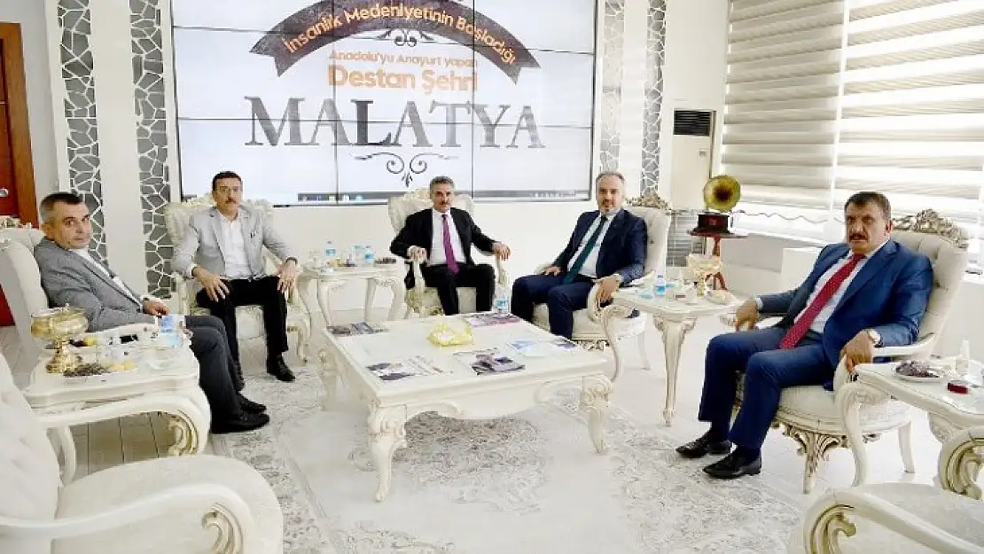 Bursa Büyükşehir Belediye Başkanı Aktaş'tan Başkan Gürkan'a ziyaret