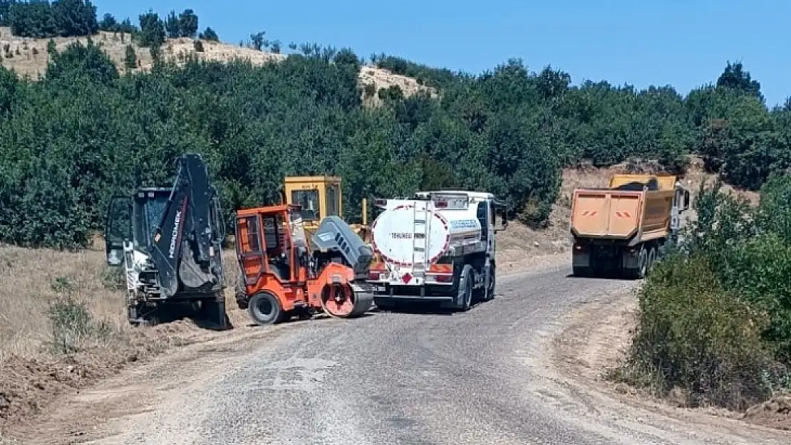 Büyükşehir'den Kocaözü ve Girmana mahallelerinde Yol Çalışmaları