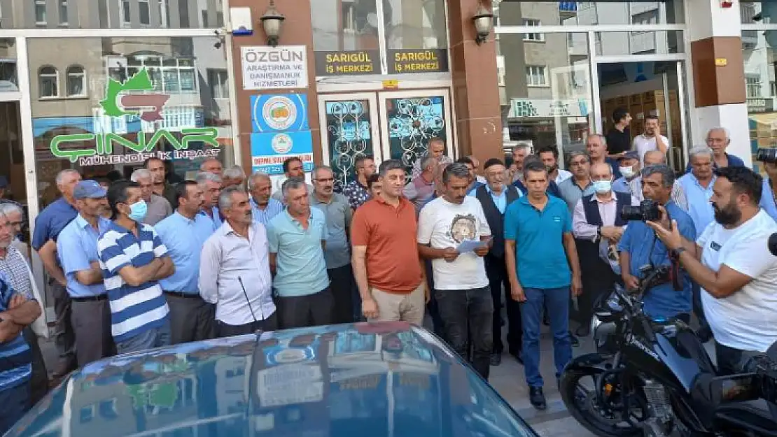 Cafanalı Çiftçilerden Derme Sulama Birliğine Tepki