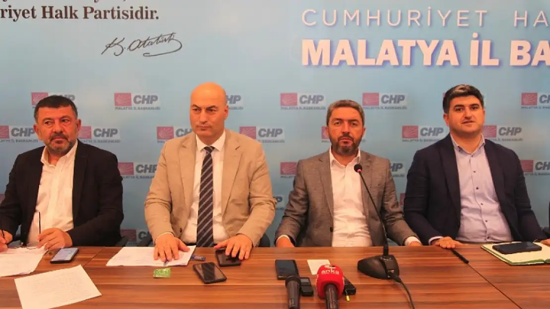 CHP Genel Başkan Yardımcıları Malatya'da