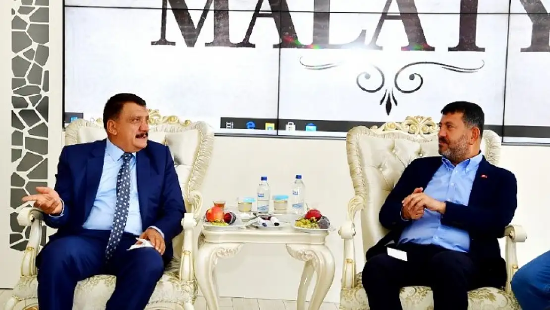 CHP Genel Bşk. Yrd., Malatya Mv. Veli Ağbaba'dan Başkan Gürkan'a Ziyaret