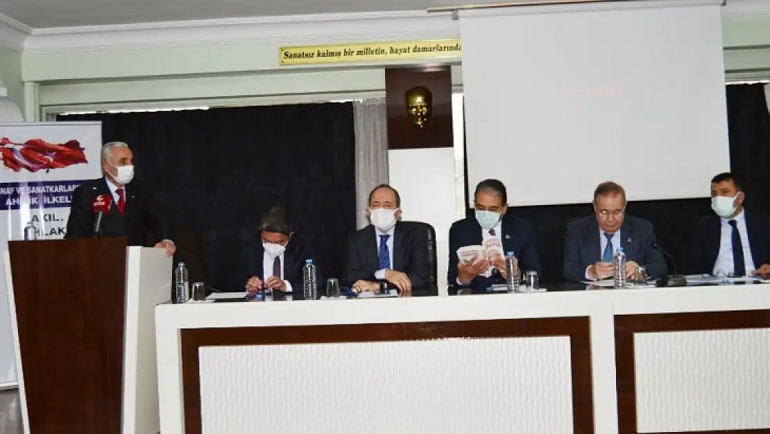 CHP Heyetine ESKKK Başkanı Ali Evren Esnafın Sorunlarını Anlattı