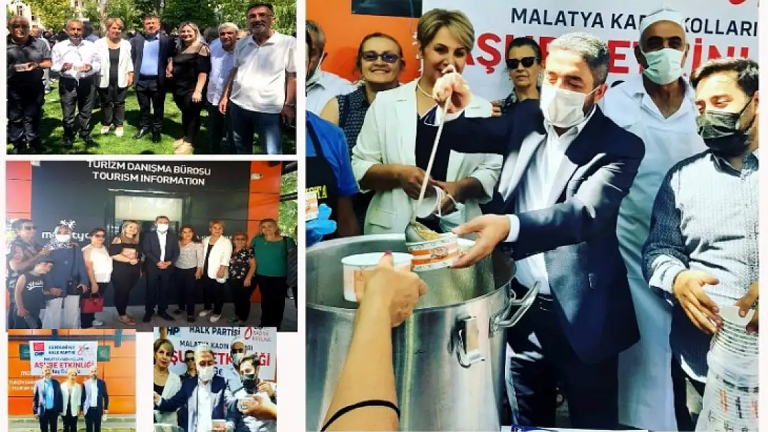 CHP Malatya Kadın Kollarından Aşure Etkinliği