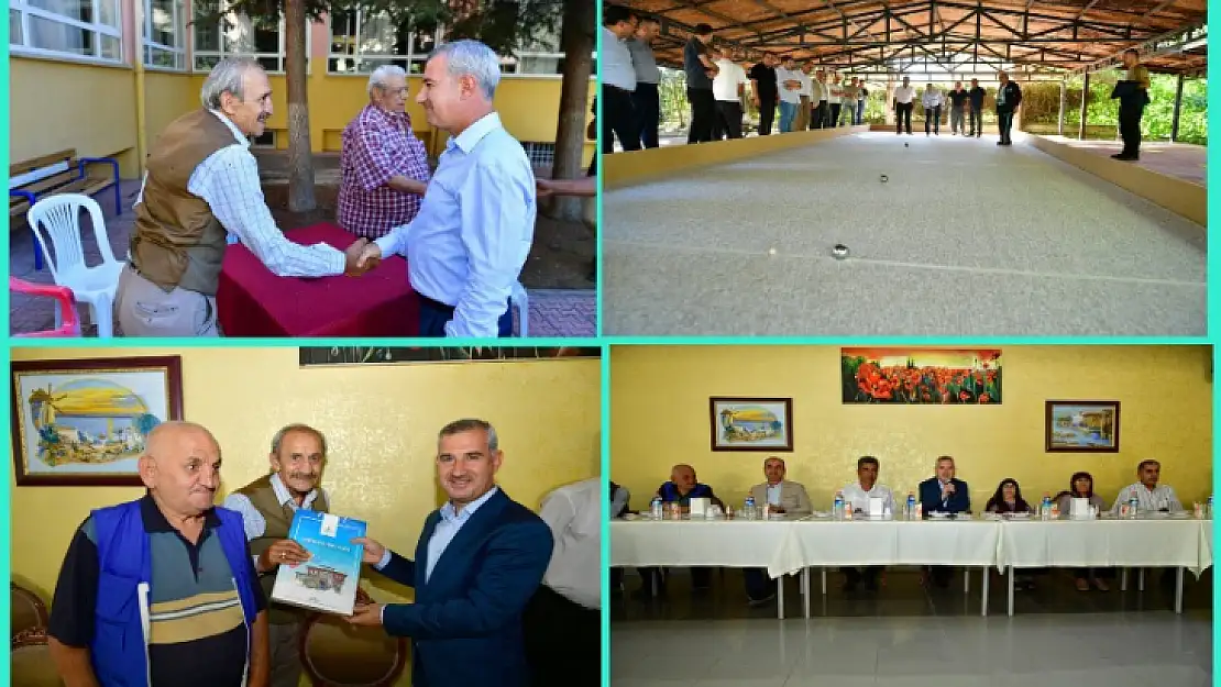 Çınar' Bocce Sahamız Huzurevimize Hayırlı Uğurlu Olsun'