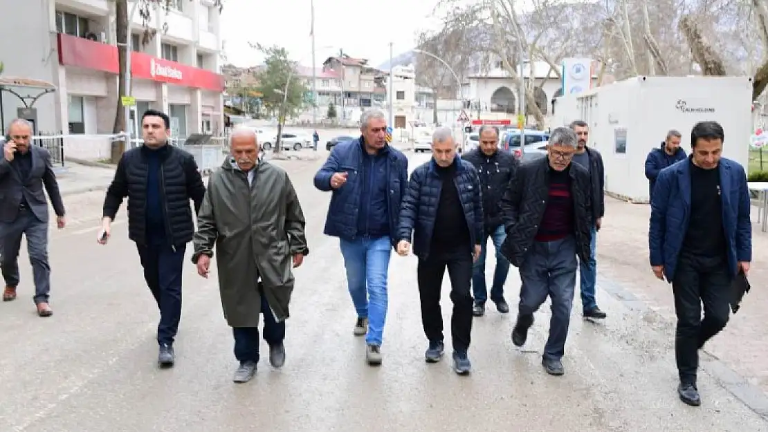 Çırmıktı'da Esnaflara Geçici İşyerleri Yer Tespiti