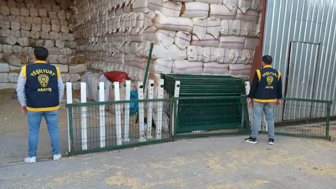 Çit Hırsızları Polisten Kaçamadı