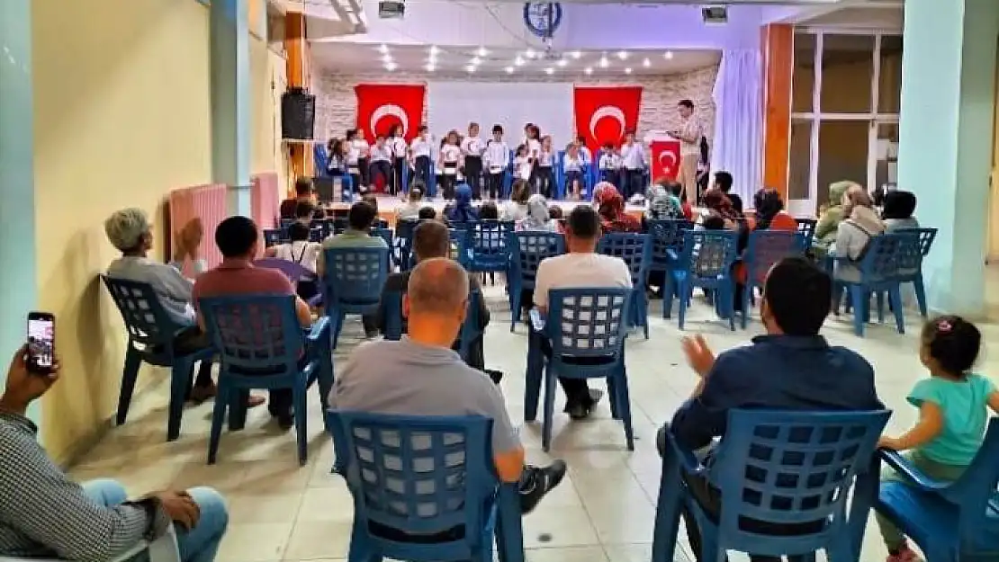 Darende Aşağıulupınar 75. Yıl Cumhuriyet Okulunda Yılsonu Etkinliği