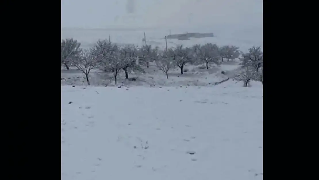 Darende Ayvalı Mahallesi Saylan Mezrasında Kar Yağışı