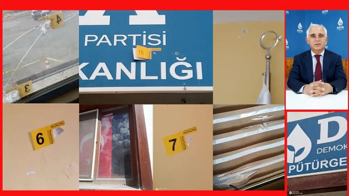 DEVA Partisi Pütürge İlçe Binasına Silahlı Saldırıya Sert Tepki