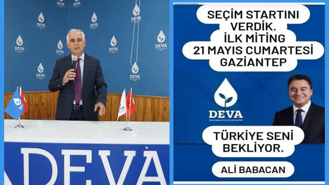 DEVA Partisi Seçim Startını Veriyor