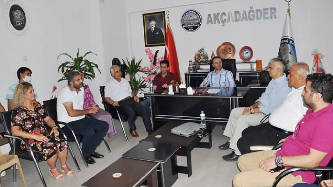 DEVA Partisinden AKÇADAĞDER'e Ziyaret