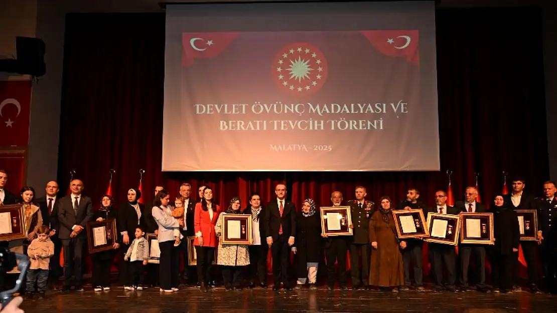 Devlet Övünç Madalyası ve Berat Tevcih Töreni Gerçekleştirildi